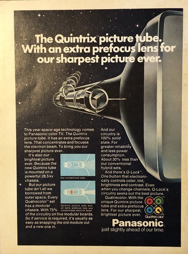 1974 panasonic quintrix - panasonic,