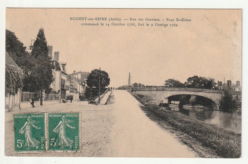 Nogent sur seine aube cpa - nogent,