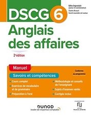 DSCG 6 - Anglais des affaires - Manuel - 2e éd de Segresta... | Livre | état bon