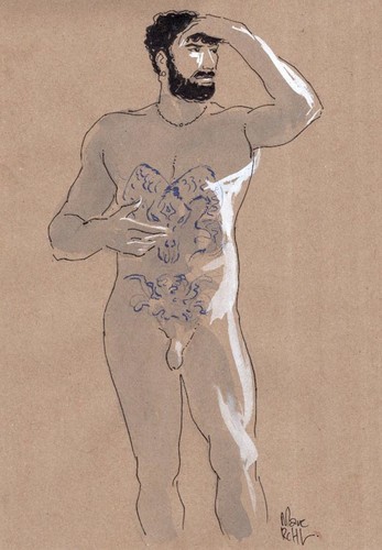 Max nude dessin - , original