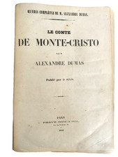 ALEXANDRE DUMAS LE COMTE DE