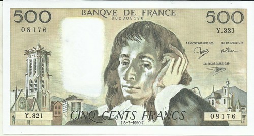 France 500 francs pascal - 500,