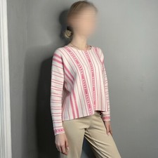 Pull femme Maje en coton rayé