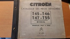 Citroën T45 T46 T47 T55 - diesel - 1947 à 1962 : catalogue pièces 433