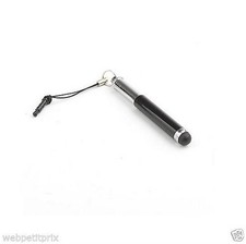 STYLET RÉTRACTABLE- NOIR - ( 5/7CM ) IPHONE 4-4S-5-3GS-IPOD-IPAD ETC ....-NEUF 