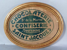 Ancien Cadre ovale +verre