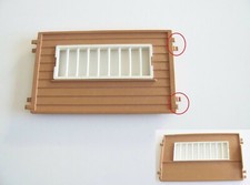 PLAYMOBIL (O21c05) ZOO - Mur avec Ouverture Fenêtre Abri Animaux 3145 3435 Cassé