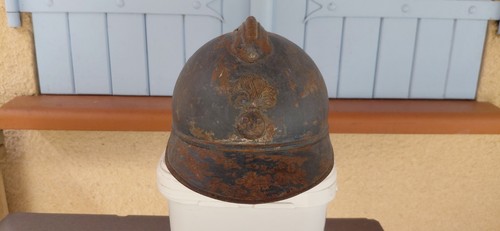 Casque adrian infanterie - casque, poilu