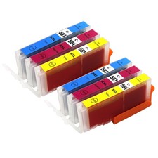 6 C/M/Y Cartouches d'encre C-581 pour Canon PIXMA TS6100, TS8151, TS8250, TS9100