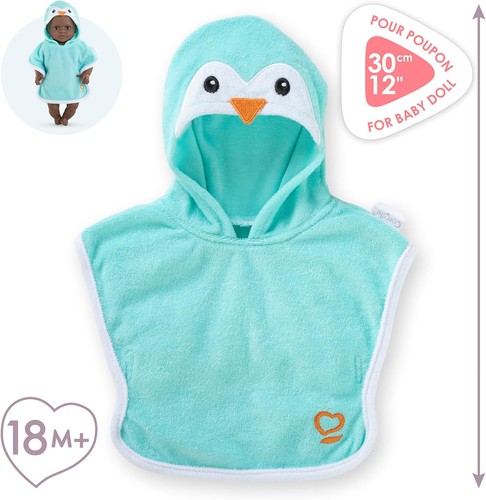 Corolle cape bain - bain, pingouin