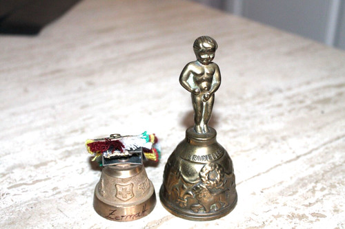 Manneken pis cloche bronze - manneken,