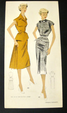 Croquis élégants 686/87 TBE