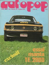 AUTOPOP 32 1974 ESSAI OPEL