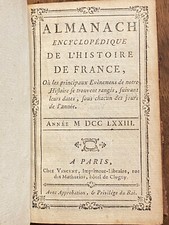 Almanach De L’histoire De
