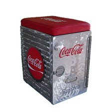 CAISSON CONTENEUR DE BUREAU COCA COLA 2 ETAGERES AVEC SIEGE INTEGRE