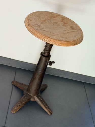 Tabouret ancien singer fonte - tabouret,