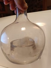 Piège à guêpe , gobe mouche ancien verre soufflé vintage