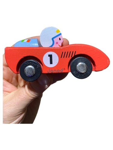Janod voiture bois course - voiture,