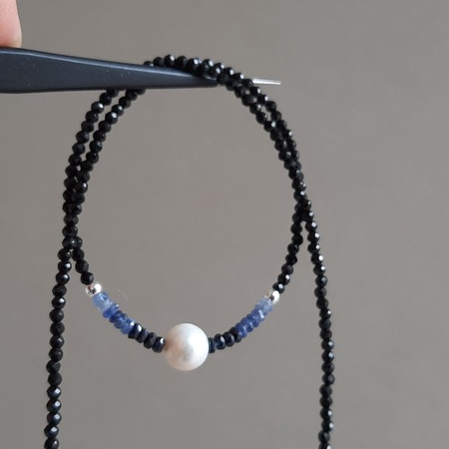 Collier pierre précieuse - collier, en