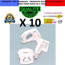 10 Clip fixation raccord durite tuyau filtre carburant PEUGEOT CITROEN RENAULT