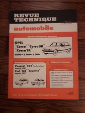 RTA OPEL CORSA - CORSA SR - CORSA TR revue technique automobile