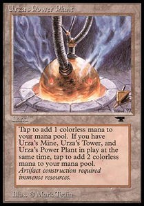 Magic mtg urza power plant - mtg, urza's