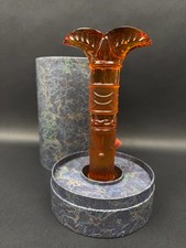 Totem « La Sirène » en cristal Saint-Louis signé Annie Faivre