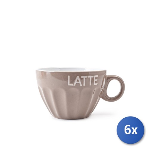 Tasses jumbo home écrite - 6x,