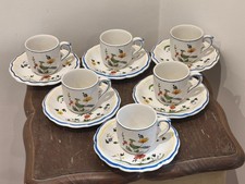 BELLE SERIE DE 6 TASSES A CAFE