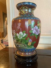 Vase Chinois Cloisonné 20e