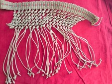 Chasse mouche de harnachement de spahis, confection ancienne en cordelette nouée