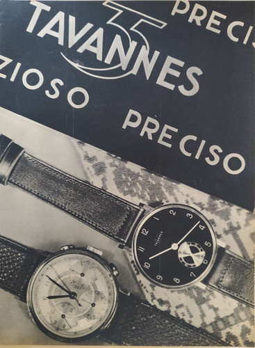 Tavannes publicité montre - publicité, de