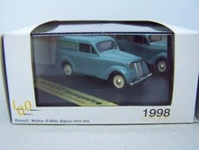 Renault JUVAQUATRE 1939 RIZZLA série centenaire 1998 Eligor 1/43
