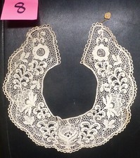 DENTELLE Ancienne COL Berth APPLICATION Incrustation Broderie MERCERIE COUTURE 8