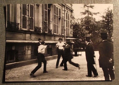 Carte postale duel - carte,