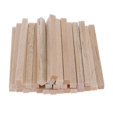 Lot de 30 tiges de bois de