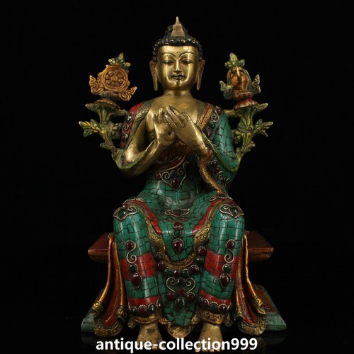 Old tibet bronze gilt - tibet,