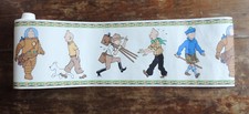 Frise papier peint Tintin 5,50 mètres x  18 cm - très bon état