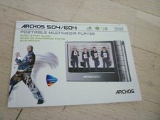 manuel  archos 504/604