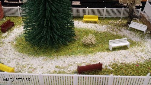 Lot bancs parc ech - 18,
