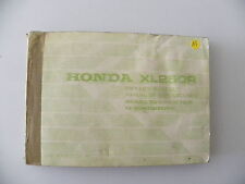 Manuel du conducteur MOTO  HONDA XL 250R