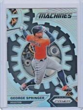 ?2020 PRIZM BASEBALL "MACHINES" SILVER PRIZM #M-1 GEORGE SPRINGER HOUSTON