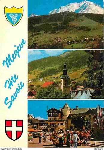 Carte postale mégève - carte,