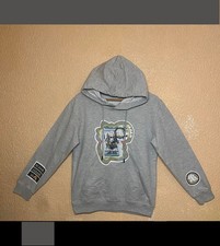Sweat à capuche pull gris tortue génial kamé hamé ha kanji sennin manga 