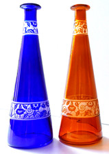 2 Flacons carafes Cristallerie
