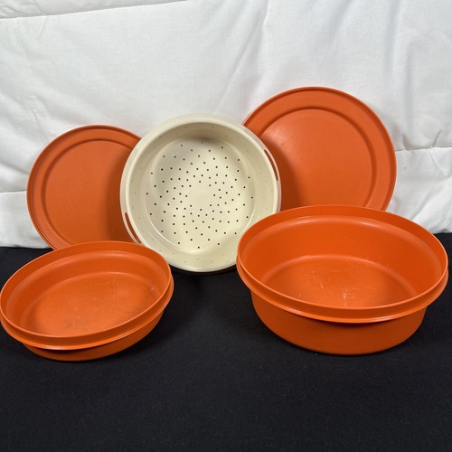 Lot tupperware orange - 2,