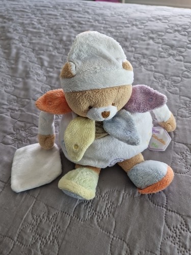 Doudou compagnie ours blanc - et,