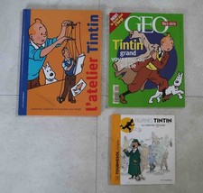 Lot de 3 livres Tintin et Milou