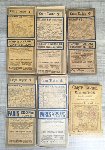 Lot cartes taride 1 - 6,