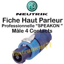 Fiche NEUTRIK SPEAKON  Haut